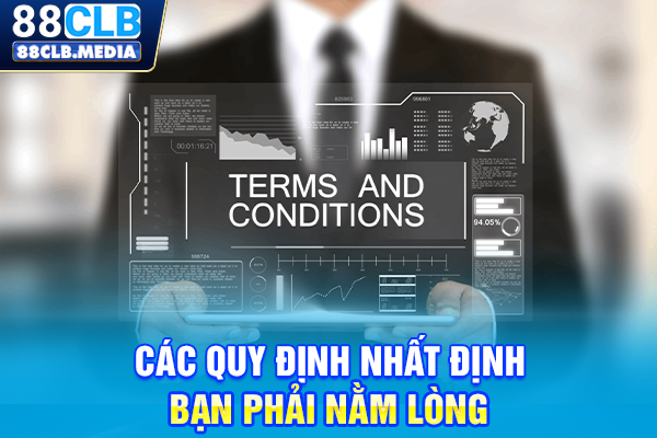 Các quy định nhất định bạn phải nằm lòng