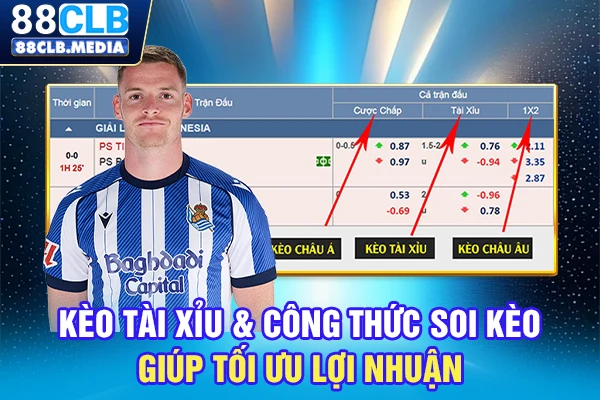 Kèo Tài Xỉu & Công Thức Soi Kèo Giúp Tối Ưu Lợi Nhuận